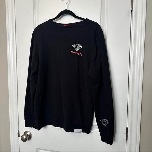 Diamond Supply Co. Black Crewneck Pullover with logo - Picture 5 of 6